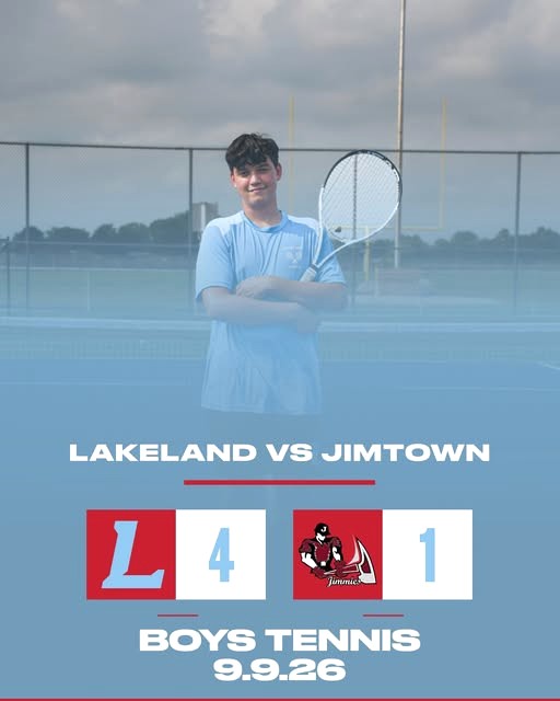 Lakeland gets boys tennis win over Jimtown 4-1